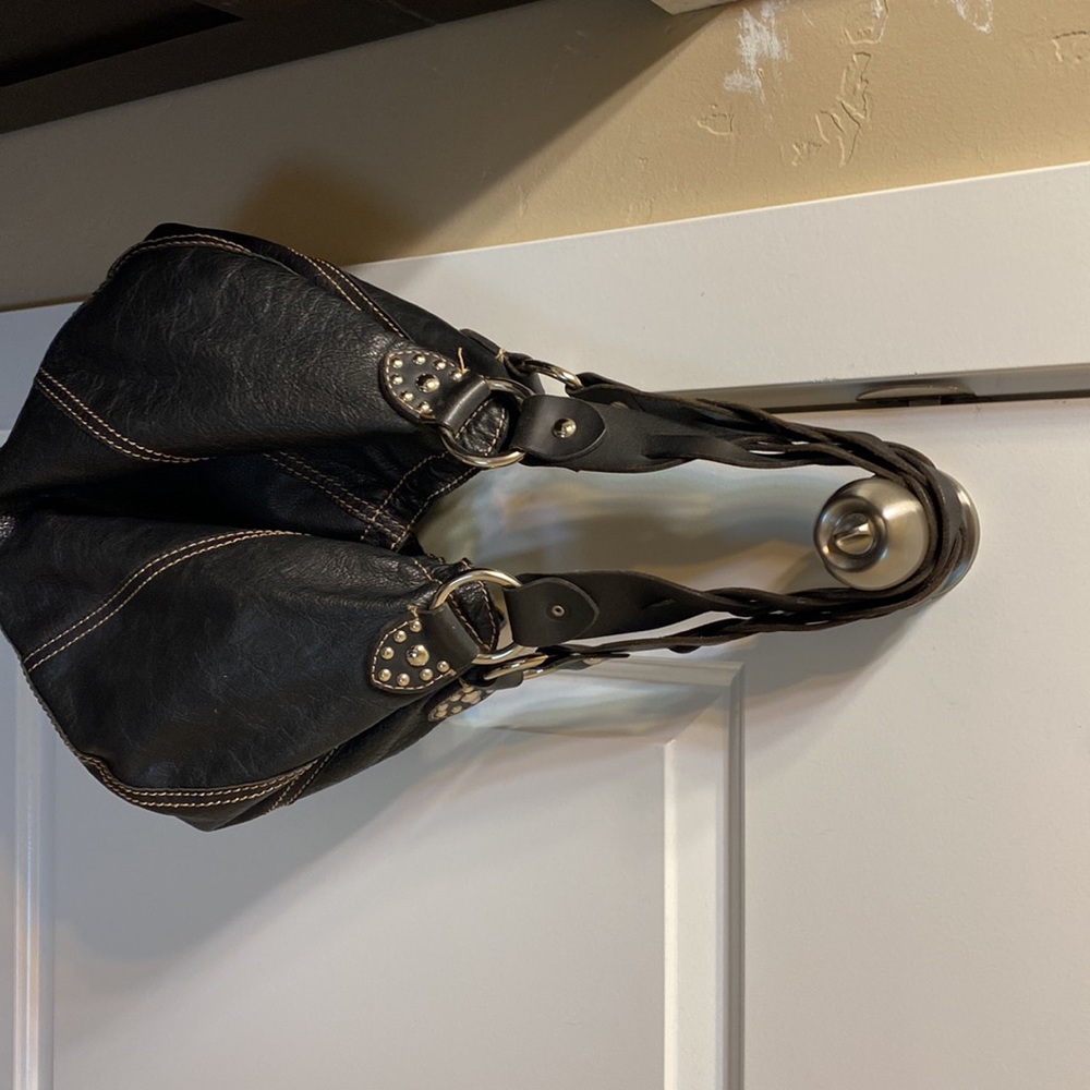 Lucky black leather hobo bag - Picture 2 of 7